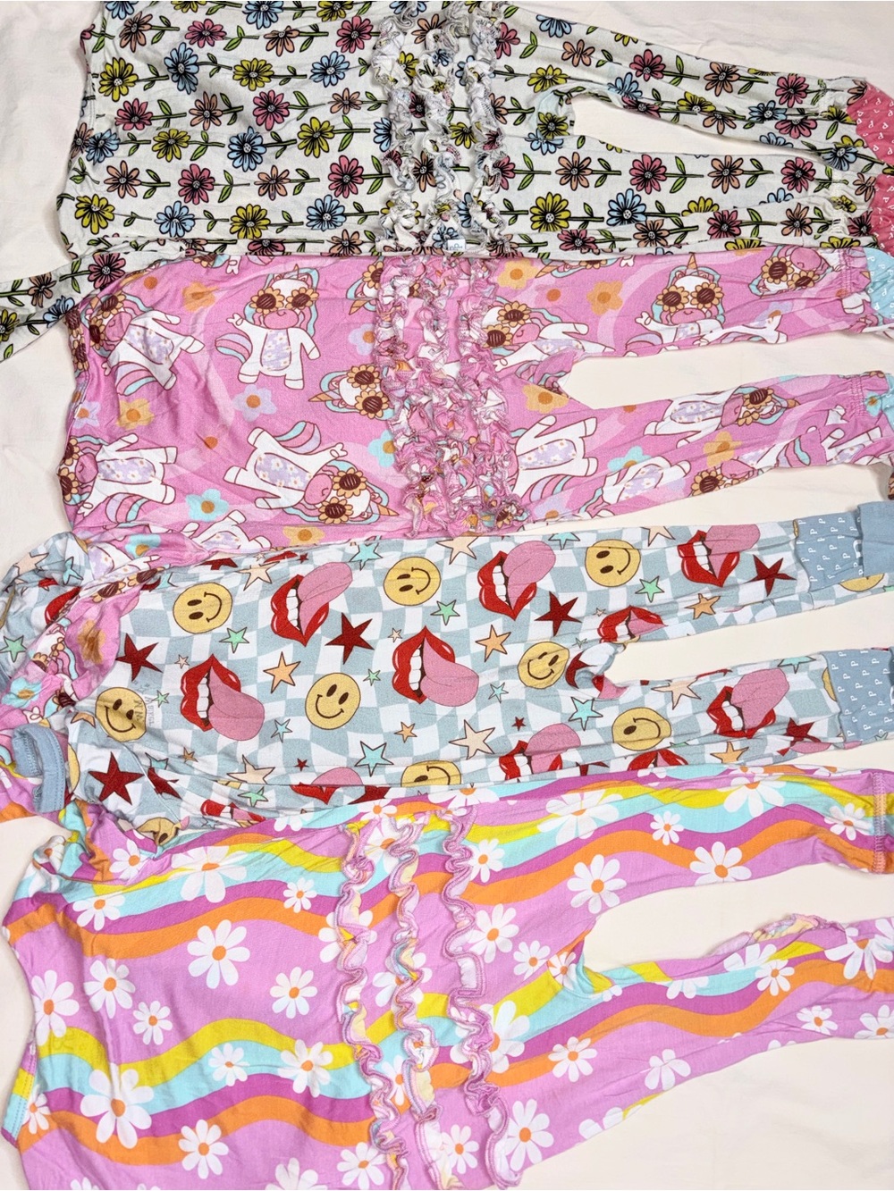 Posh Peanut, Bums&Roses One-Piece Pajama/Rompers Sz 6-9M - Picture 10 of 10